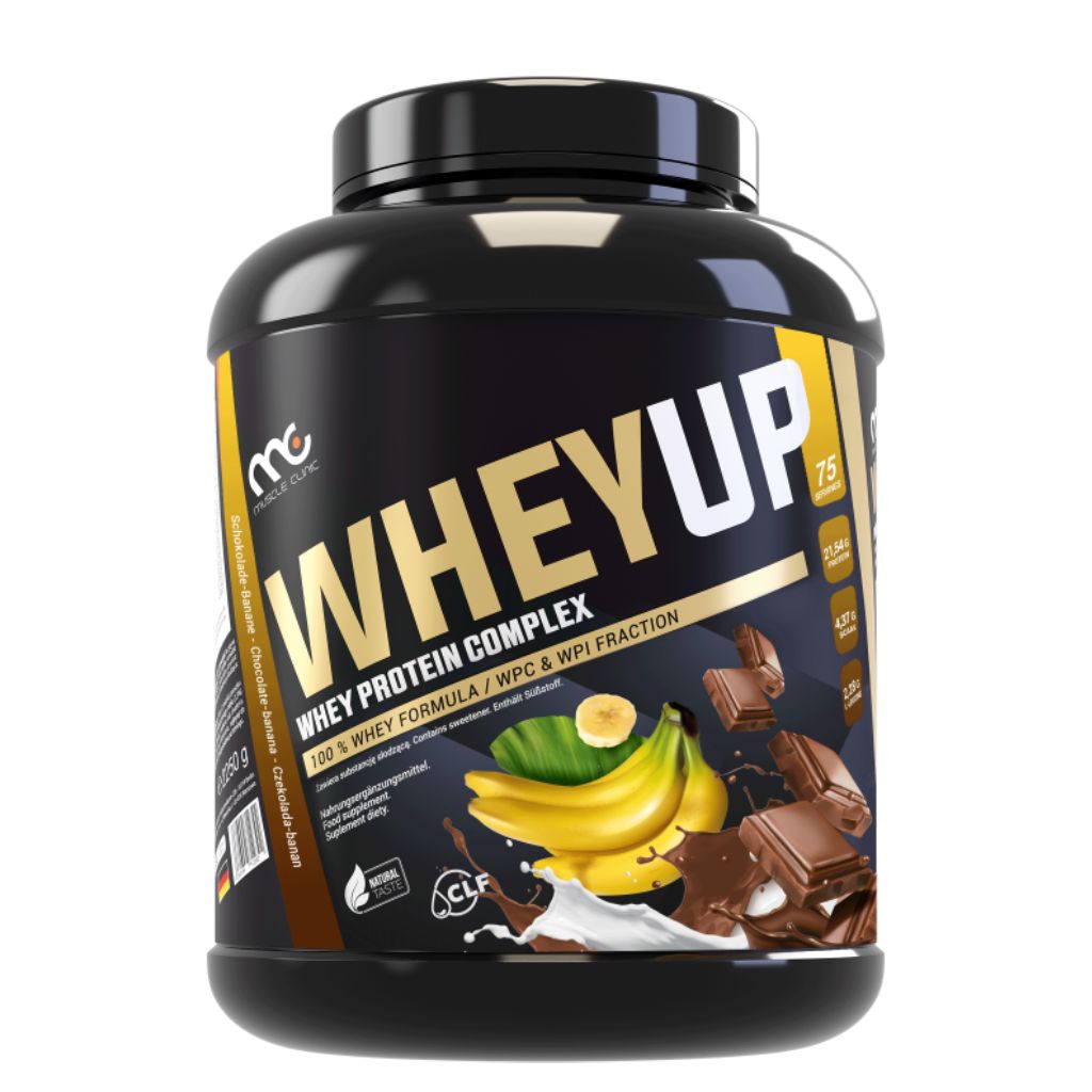 MuscleClinic WheyUp Protein, 2250 g Příchuť: Kokosová pralinka