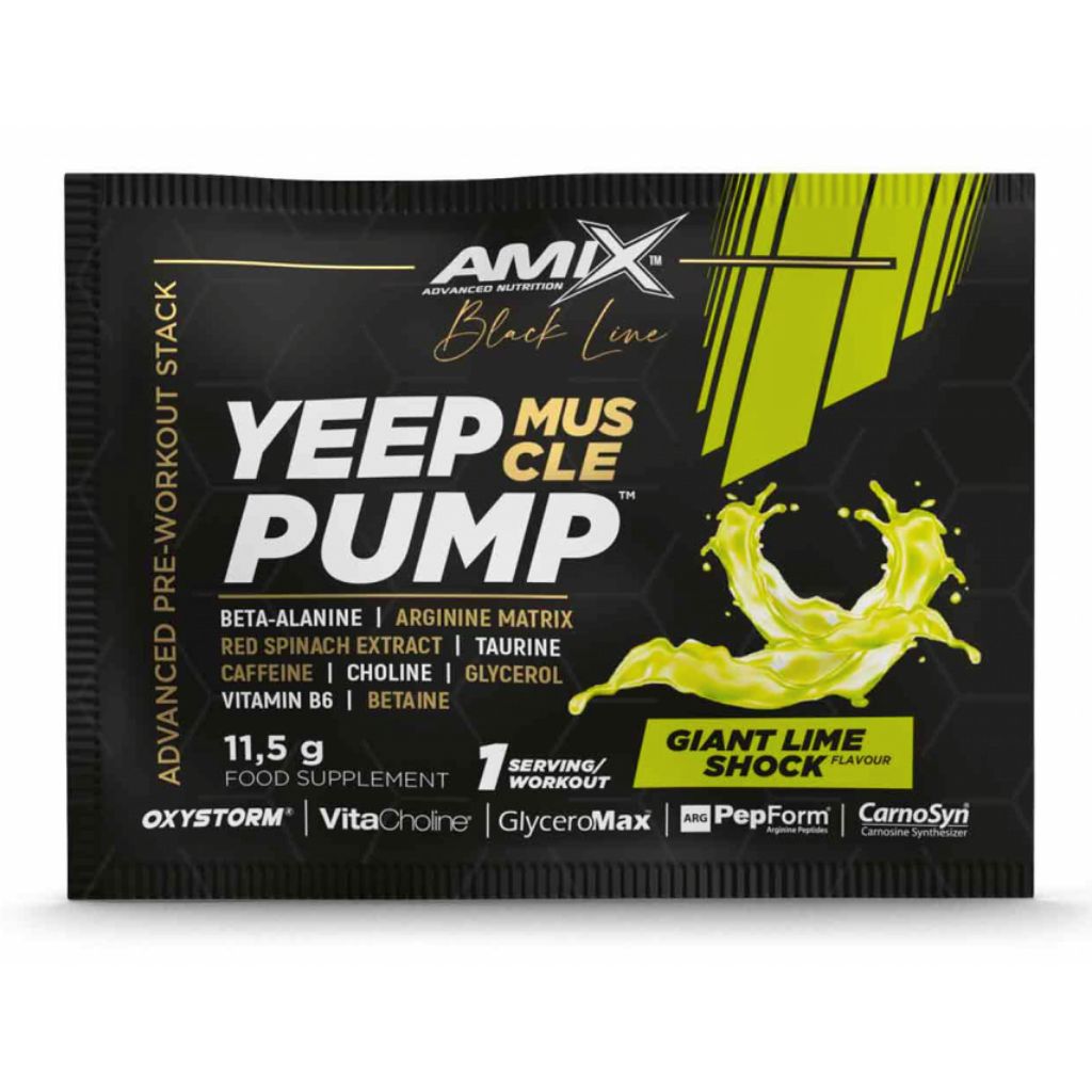 AMIX Black Line Yeep Pump, 11,5 g Příchuť: Limetka