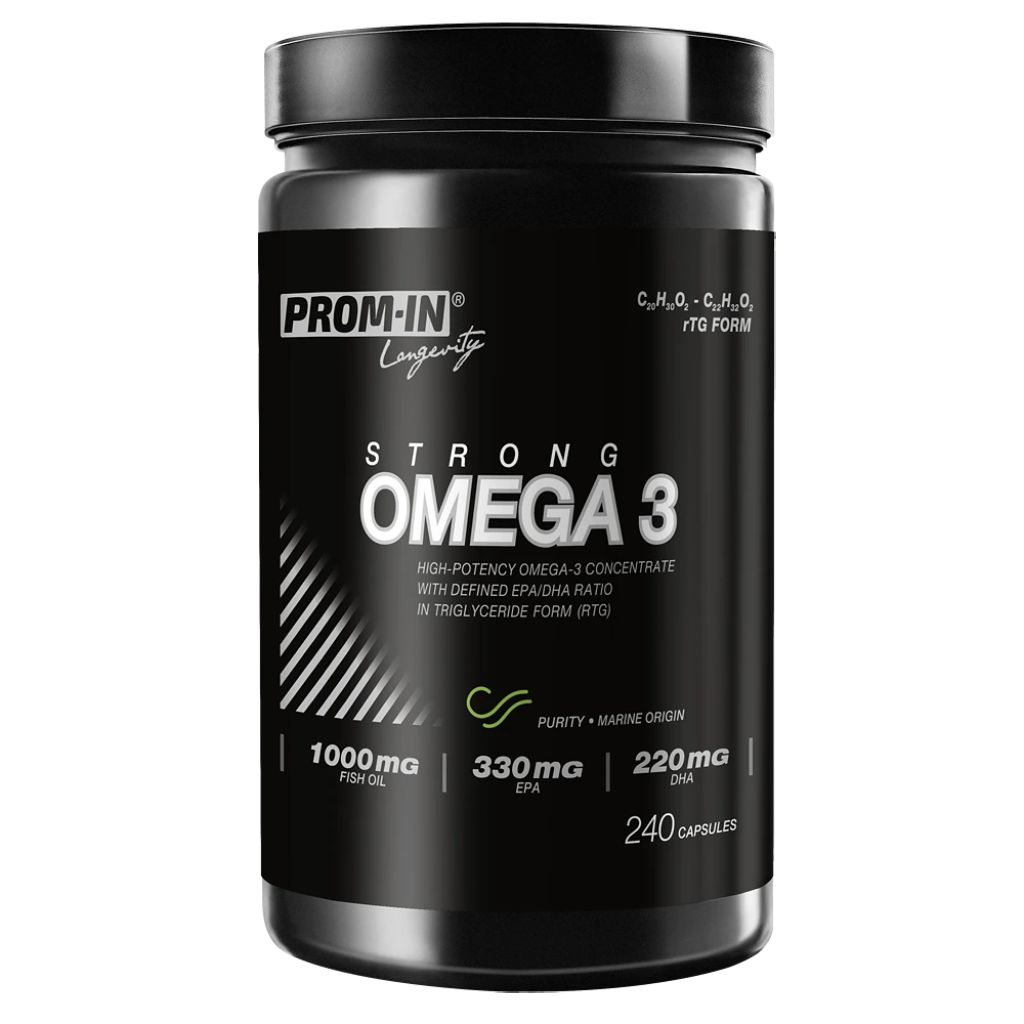 Prom-IN Strong Omega 3, 240 kapslí