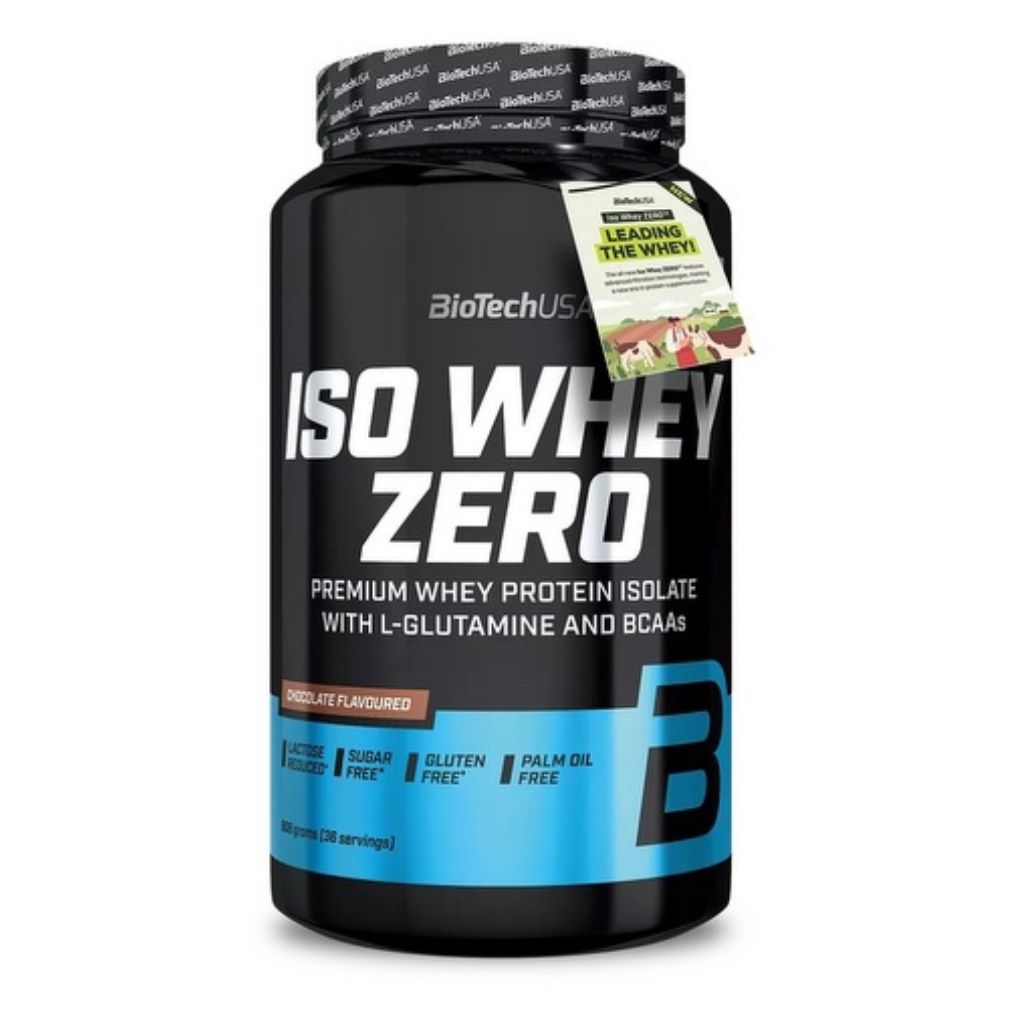 BioTech USA ISO Whey Protein Zero, 908 g Příchuť: Tmavá čokoláda