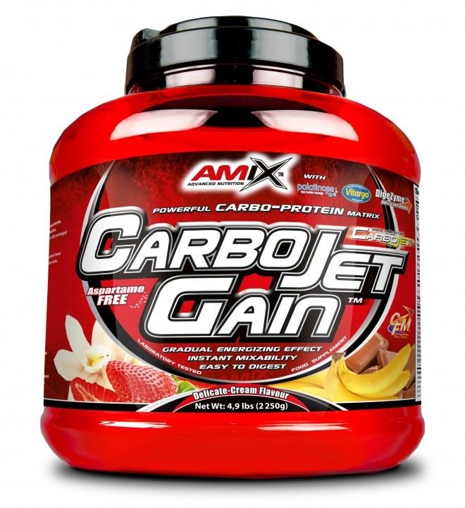 AMIX CarboJet Gain, 4000 g Příchuť: Čokoláda