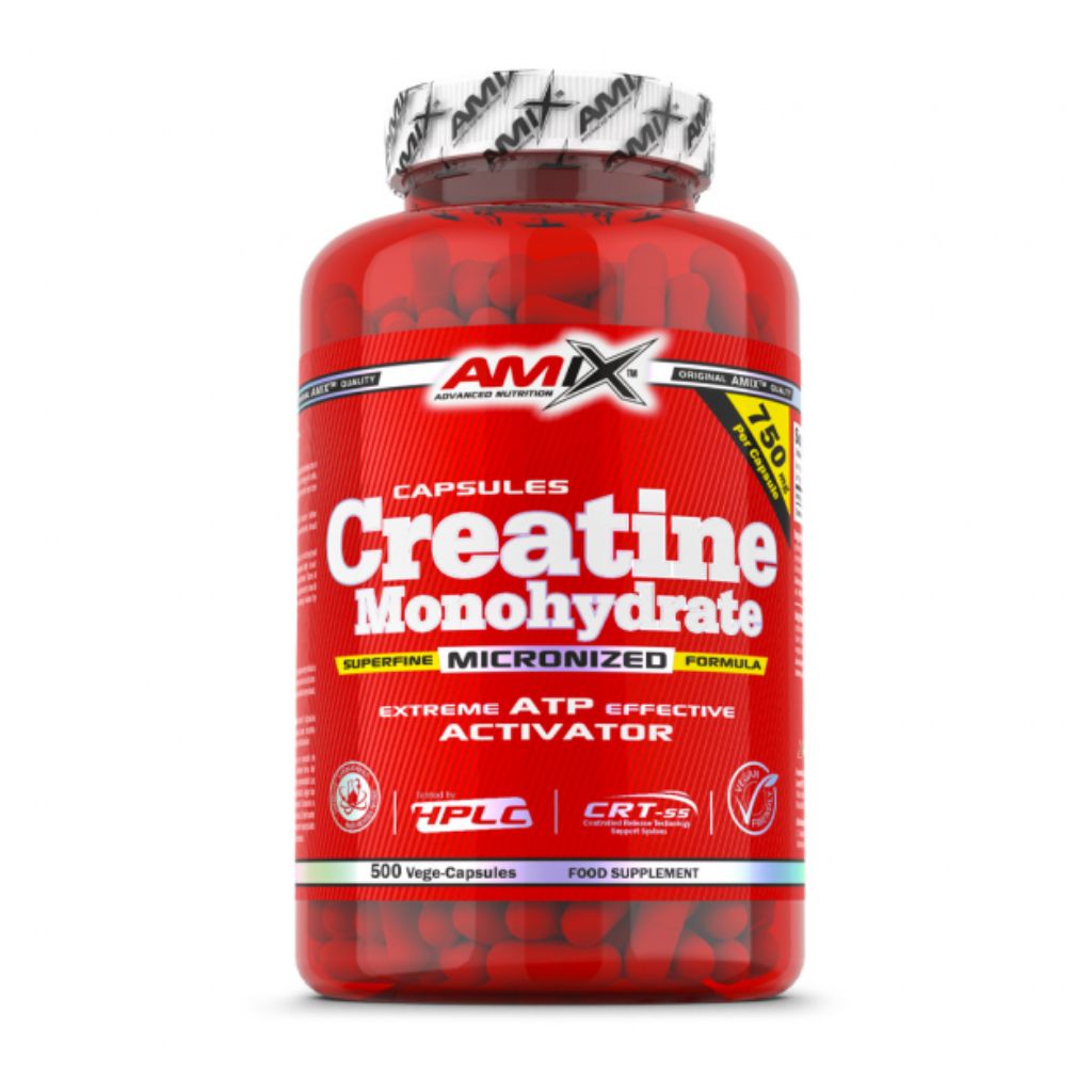 AMIX Creatine Monohydrate 750 mg, 500 kapslí Balení: 500 kapslí