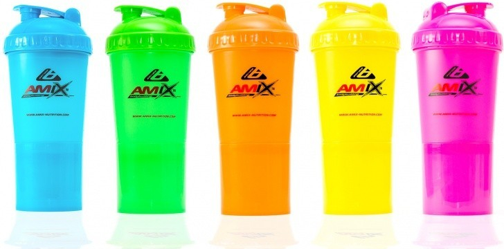 AMIX Shaker Monster Bottle Color 600ml Barva: Červená