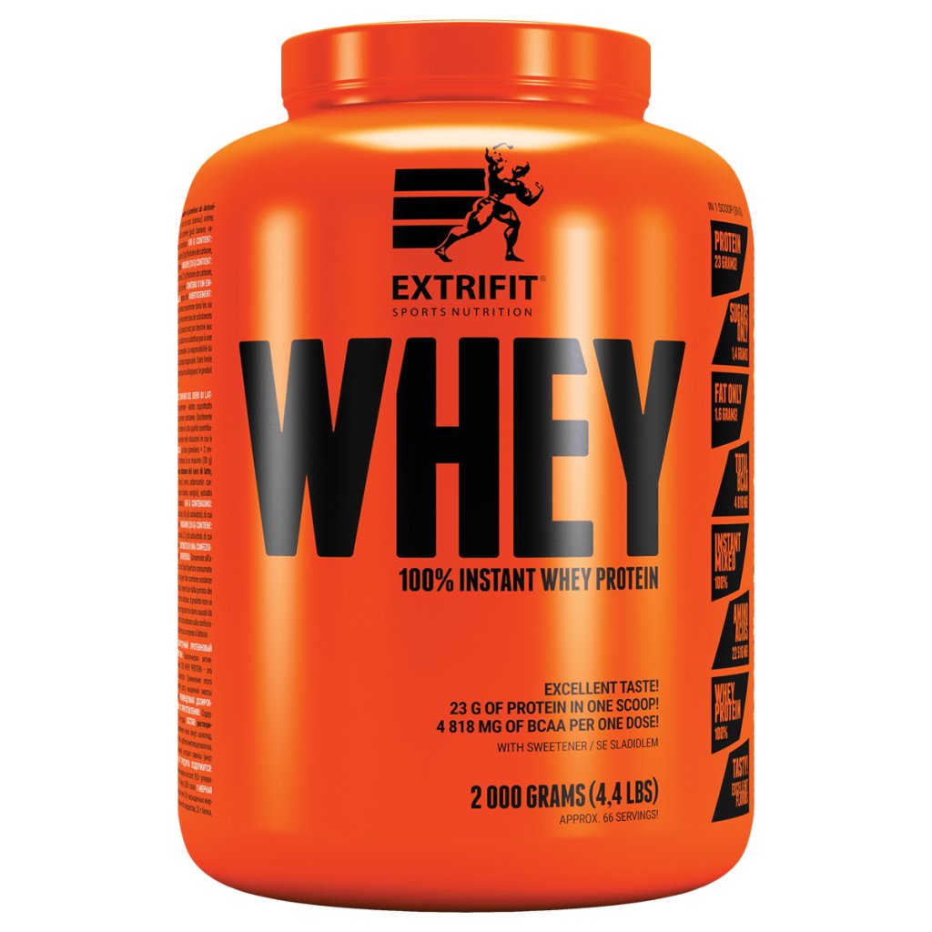 Extrifit 100% Instant Whey Protein 2000 g Příchuť: Banán