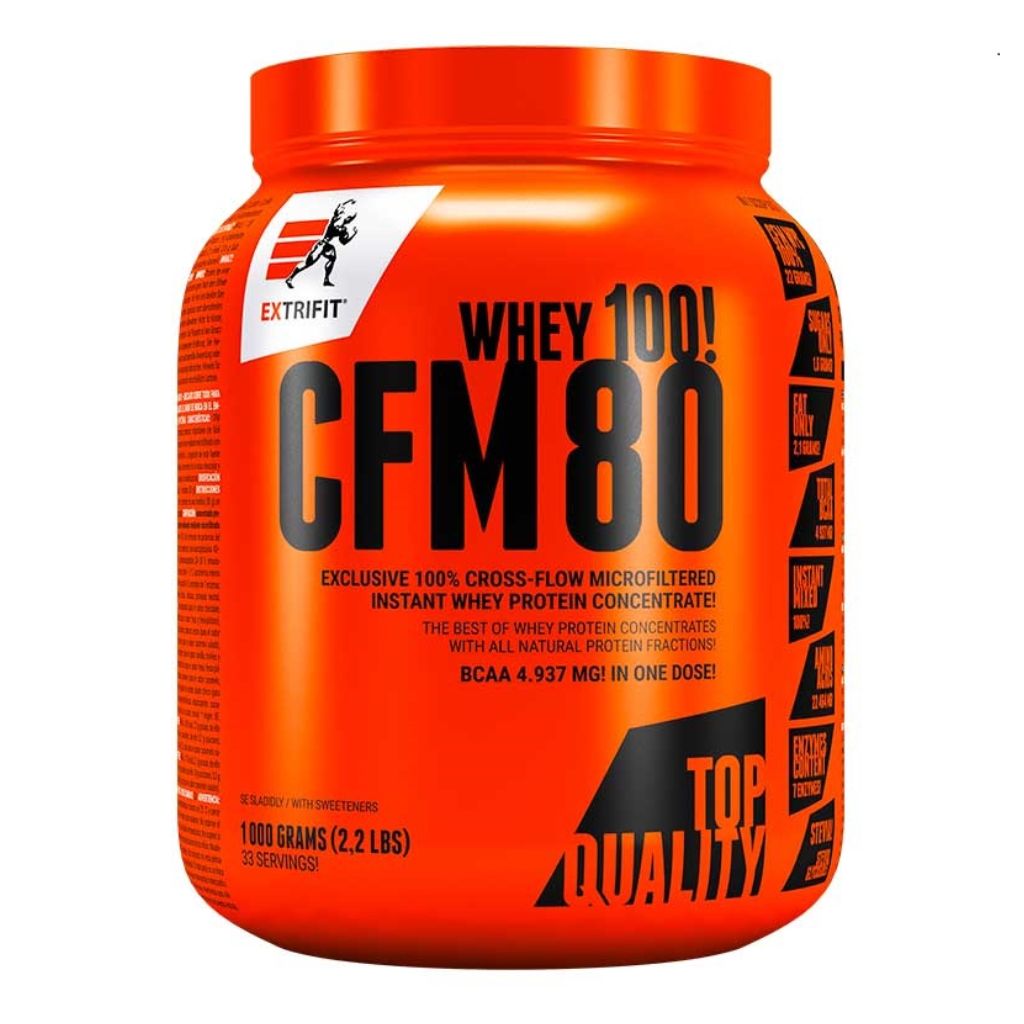 Extrifit CFM Instant Whey Protein 80 1000 g Příchuť: Jahoda