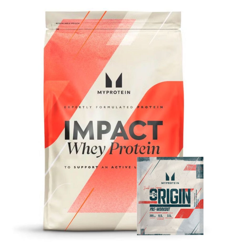 MyProtein Impact Whey Protein 1000 g Příchuť: Jahoda