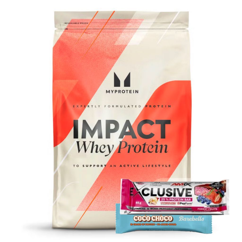 MyProtein Impact Whey Protein 2500 g + BCAA 250 g Příchuť: Jahoda