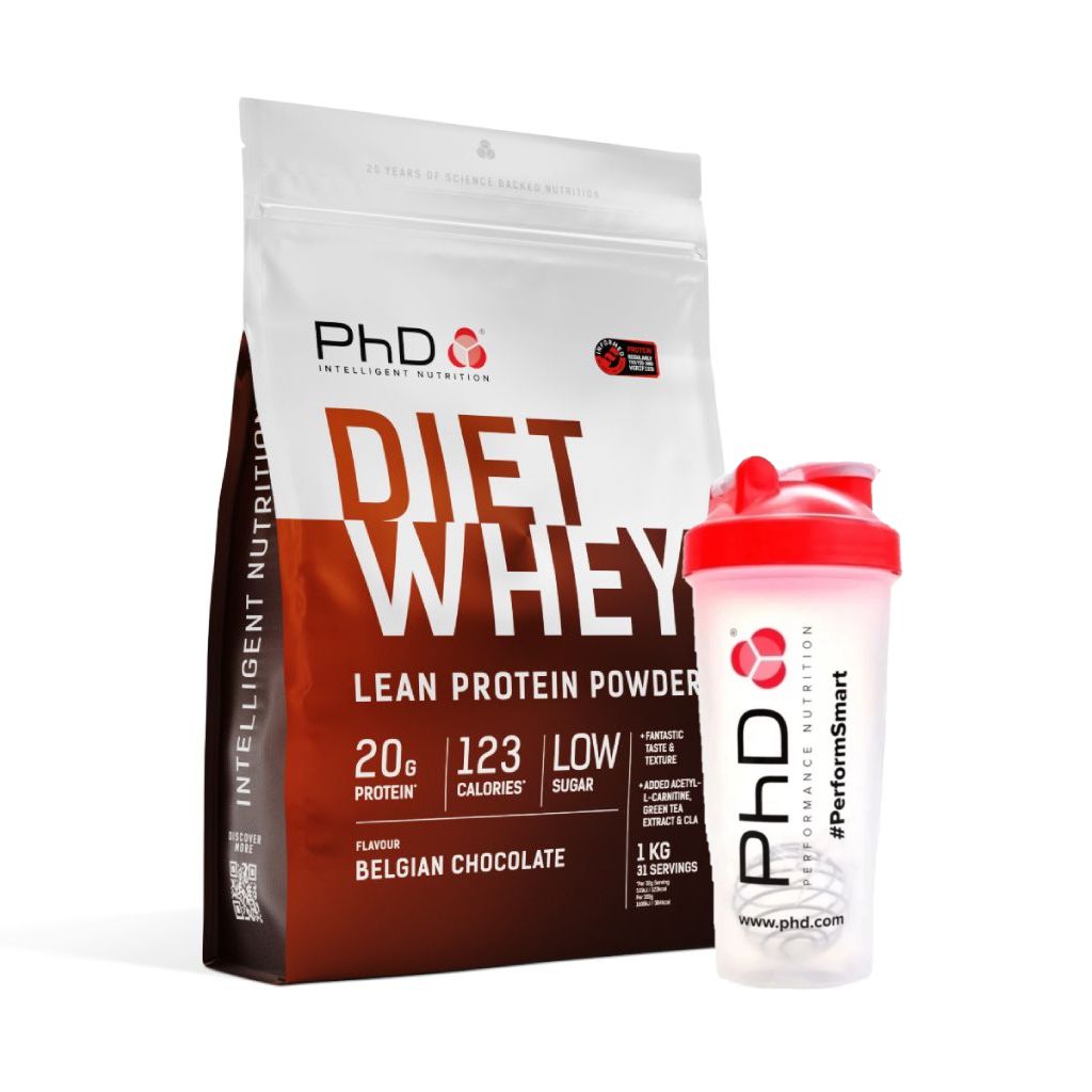 PhD Nutrition Diet Whey Protein, 1000 g Příchuť: Jahoda