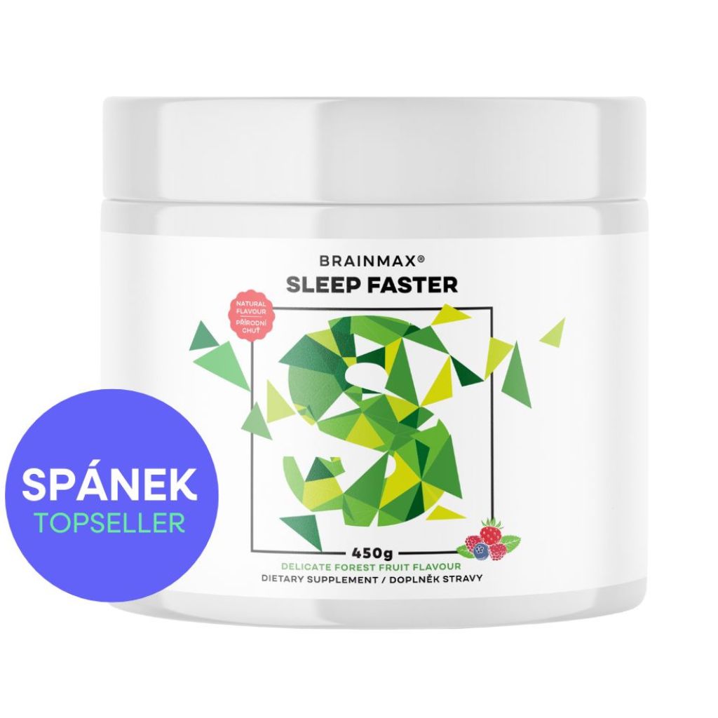 BrainMax Sleep Faster, Lesní ovoce, Přírodní verze, 450 g