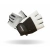 MADMAX Fitness rukavice FITNESS WHITE - NENÍ SKLADEM (Velikost S)