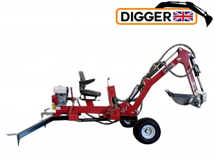 Minibagr Spider Digger D15, kráčející bagr, minibagr, spider, podkop za traktor, rypadlo, bagr za traktor, čtyřkolku  AKCE SADA 3 LŽIC ZDARMA NEBO DOPRAVA ZDARMA!