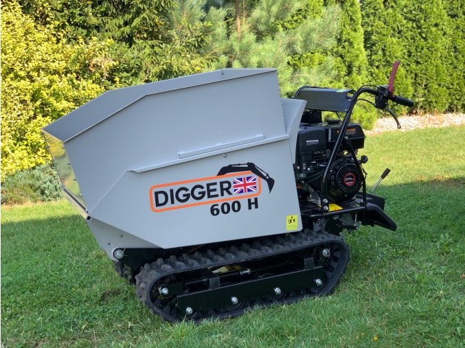 dumper, dempr, dampr, motorové kolečko, motucko, pasovy prepravnik, minidumper, mini dumper Digger D 600 H