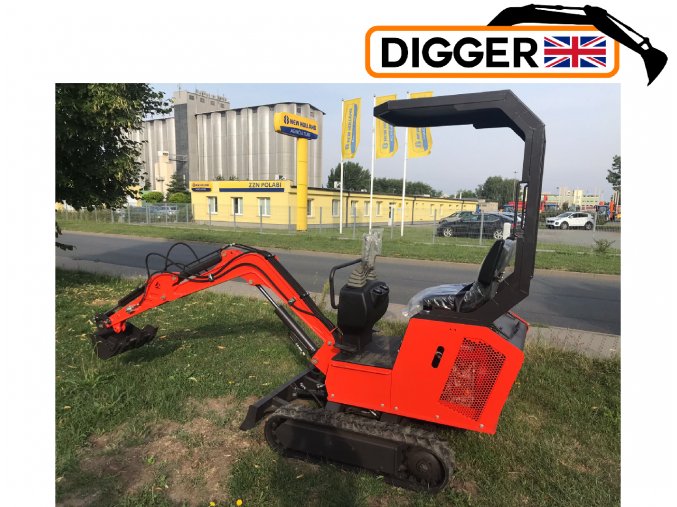 Minibagr, bagr, rypadlo, podkop, minirypadlo, bagřík Digger D850