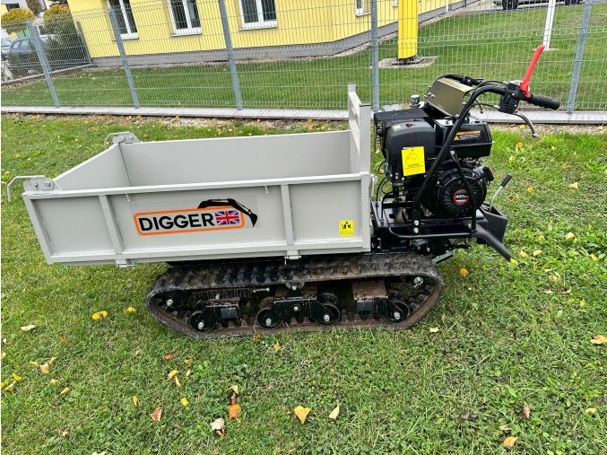 Digger D800 HR dumper dampr pasovy prepravnik stavebni kolecko (9)