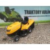 zahradní traktor stiga estate 16/102 žluté barvy u plachty traktory kolín