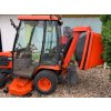 profi zahradní traktor kubota bx2350 oranžové barvy s kabinou pro řidiče
