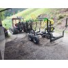 Vyvážečka dřeva, vyvážecí vlek za traktor, čtyřkolku , vyvážecí souprava, vyvážecí vlek na dřevo, nakládací jeřáb, lesní vyvážečka, dopravník Digger HRW-3, 3 tuny