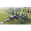 Vyvážečka dřeva, vyvážecí vlek za traktor, čtyřkolku , vyvážecí souprava, vyvážecí vlek na dřevo, nakládací jeřáb, lesní vyvážečka, dopravník Digger HRW-3, 3 tuny