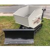 Sněžná radlice / pluh na sníh pro stavební kolečko, dumper, dampr, dempr, pásový přepravník, pásové kolečko, železný kůň, fréza na sníh, radlice na úklid sněhu, radlice na sníh, vyvážečka na dřevo , vyvážecí vlek, minidumper D600 H / D600 H PRO