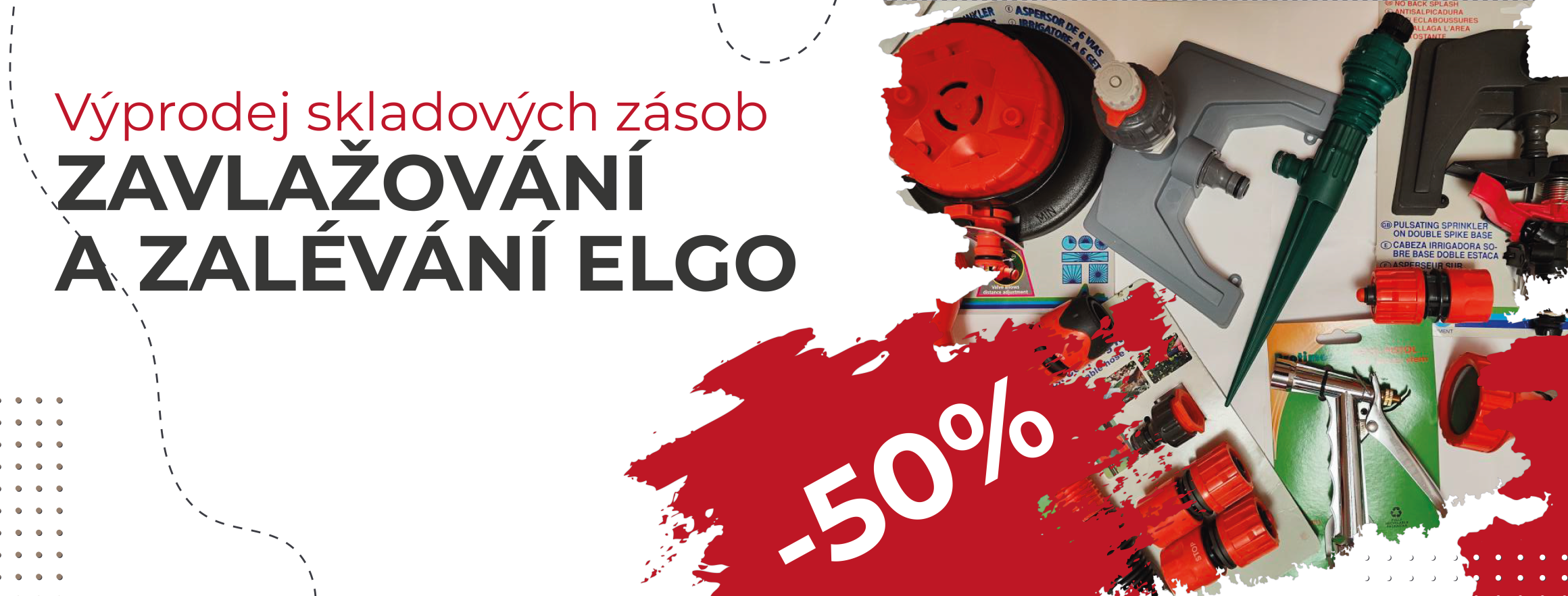 Výprodej zavlažování ELGO