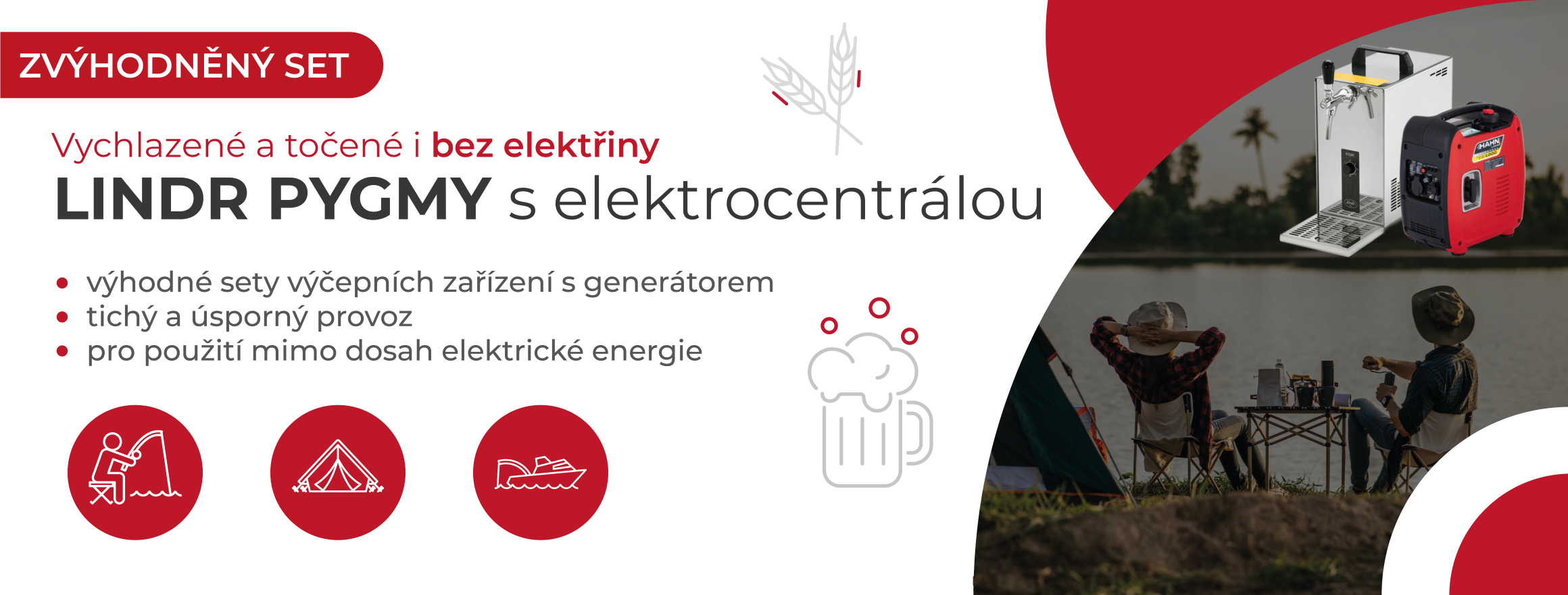 LINDR PIGMY s elektrocentrálou