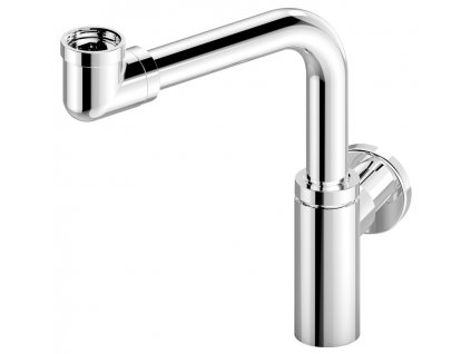 Sapho Umyvadlový sifon šetřící místo, 5/4" odpad 32mm, kulatý, chrom SI511-EL