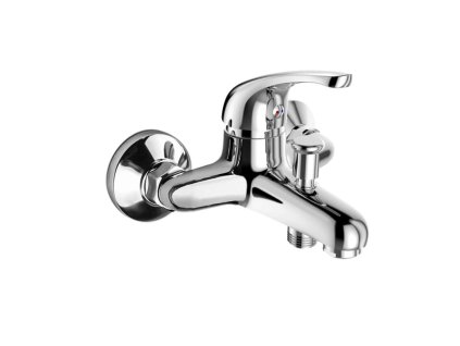 Mereo Vanová nástěnná baterie, Lila, 100 mm, bez příslušenství, chrom CBEE901A03