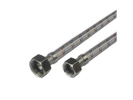 Klum Hadice připojovací nerez 8x12, FxF, 1/2"x 1/2", 40 cm CR142C