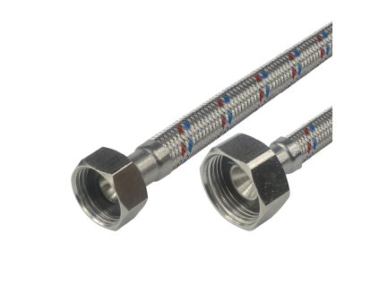 Klum Hadice připojovací nerez 10x14, FxF, 3/4"x3/4", 30 cm CR482E