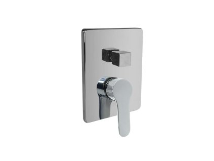Mereo Sprchová podomítková baterie s trojcestným přepínačem, Zuna, Mbox, hranatý kryt, chrom CB60157ZC