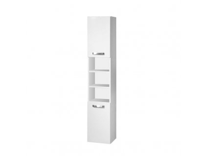 Mereo Leny, koupelnová skříňka vysoká 170 cm, bílá, pravá CN815