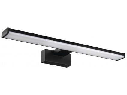 Sapho CHICAGO LED svítidlo, 400x120mm, 8W, 230V, IP44, plast, černá mat AU468