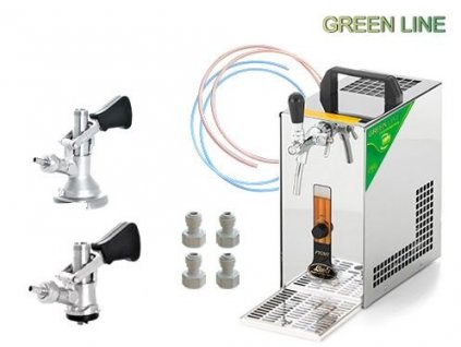 LINDR PYGMY 20/K GREEN LINE výčepní zařízení - sestava komplet bajonet + plochý, SET01604