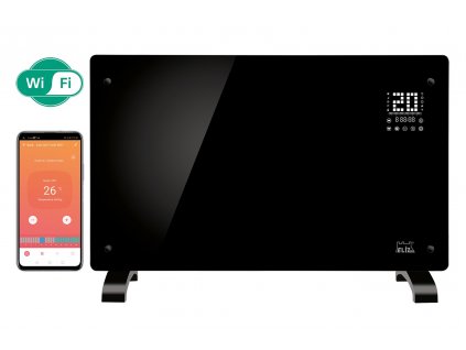 ELÍZ GHT 20 B-WIFI nástěnný skleněný konvektor, 2000 W