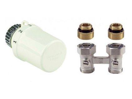 Honeywell Resideo radiátorový set - termostatická hlavice T3019 + Verafix DN15 přímý, TL3096DY15