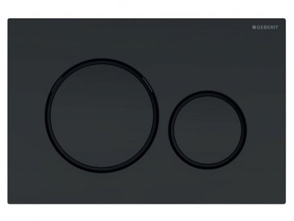 GEBERIT SIGMA20 ovládací tlačítko, lakováná černá matná easy-to-clean/černá, 115.882.16.1