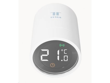 Tesla Smart Thermostatic Valve Style, termostatická hlavice elektronická, TSL-TRV-GS361A