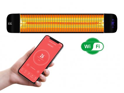 ELÍZ EGH 24 Smart karbonový infrazářič, do interiéru i exteriéru, 2400 W