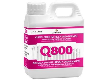 Q800 čisticí směs na rez a vodní kámen 1l, Q800/01