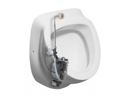 Isvea DYNASTY urinál s automatickým splachovačem 6V DC, zakrytý přívod vody, 39x58 cm 10SZ92001-SENSOR