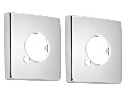 Sapho Rozeta hranatá 60/25mm, výška 9mm, chrom RS331