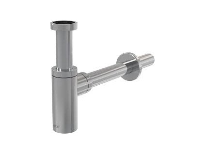 ALCAPLAST A400 sifon umyvadlový O32 DESIGN celokovový, kulatý, chrom