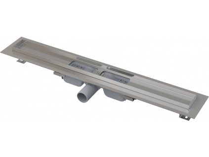 ALCA LOW podlahový žlab s okrajem, 85 cm, pro perforovaný rošt, APZ101-850