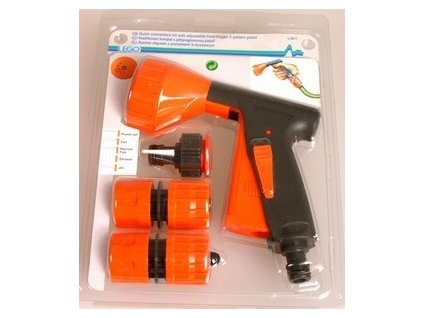 ELGO postřikovací komplet, zahradní pistole a rychlospojky 1/2, LQ51