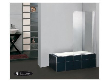 ARTTEC vanová zástěna 507 chrome clear, jednodílná, PAN00624