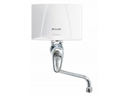 CLAGE M 3 SME elektrický průtokový ohřívač vody nad umyvadlo s baterií, 1500-17153