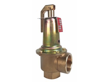 DUCO ventil pojistný 1 1/4"x1 1/2", 6bar, 1216kW, membránový, závitový, topení, mosaz, 693240.60