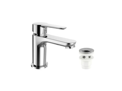 Mereo Umyvadlová stojánková baterie, Zuna,  clic-clac CH03P, chrom CB10104ZC