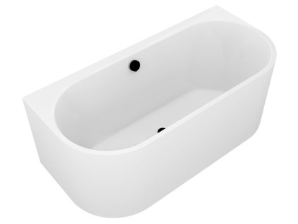 Polysan ASTRA DR MONOLITH nástěnná stojící vana 160x75x60cm, bílá 34611MDR