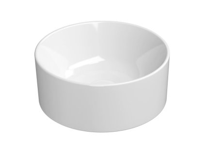GSI KUBE X keramické umývátko na desku, průměr 32cm, bílá ExtraGlaze 943511